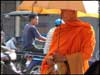 Monk on a street