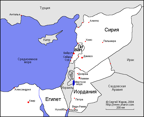 Карта региона.